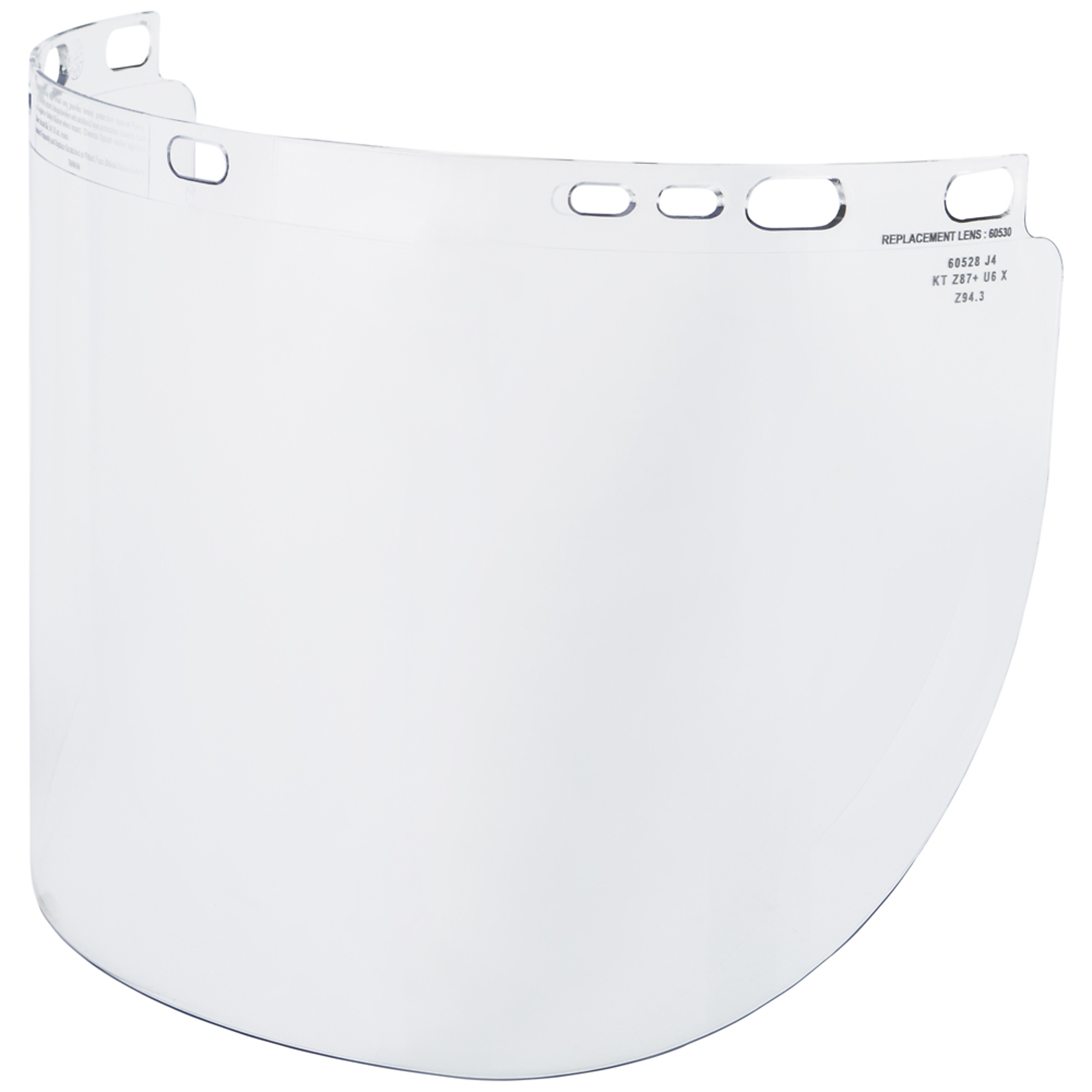 Klein Tools, Replacement Face Shield Lens, Full Brim Hard Hat,, Product Type Window, Visor Coating Anti-Fog, Visor Material Polycarbonate, Model# 60530